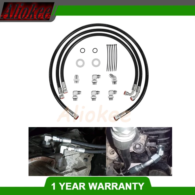 Transmission Cooler Lines/Hoses Chevy/GMC 6.6L w/Allison For (06-10) Duramax