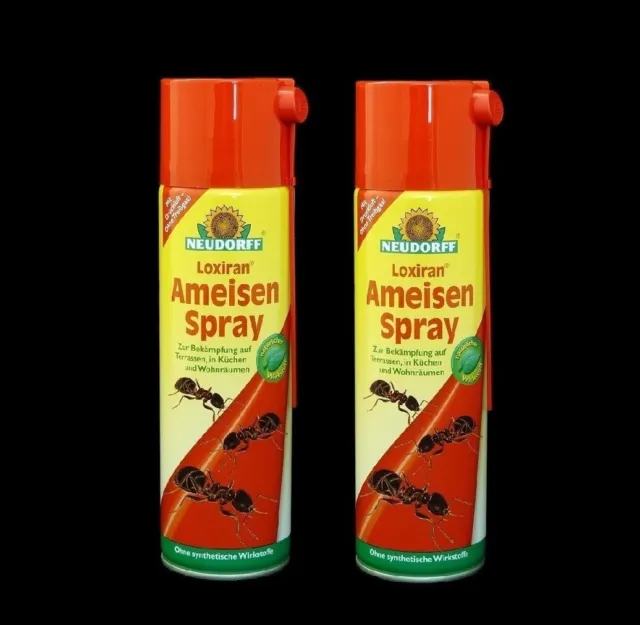 2 x Neudorff Loxiran AmeisenSpray 400 ml Bekämpfung Insektenspray Ameisenmittel