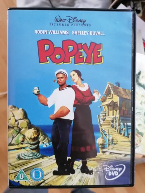 DVD RARITÄT: ROBIN WILLIAMS ist  POPEYE DER SEEMANN (1980) WALT DISNEY