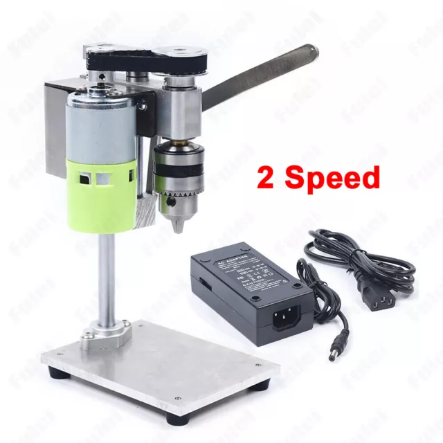 Mini Bench Drill Press Top Bench Drill Press 795 Motor 2 Speed  B12 Chuck New