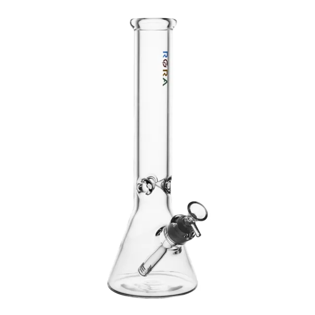 7mm Heavy Thick Glass Bong Water Pipe Smoking Beaker Perc Bongs 14 Inch