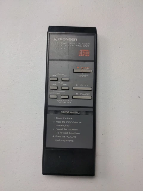 PIONEER CU-6010 CD Player Remote Control Unit Untested £10.38 - PicClick UK