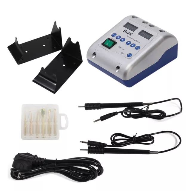Dental Lab Electric Wax Knife Waxer Carving Pencil Carver 6 Tips Double Pens B1 2