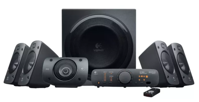 Logitech Z906 THX-Certified 5.1 Digital Sound Speaker System - Black