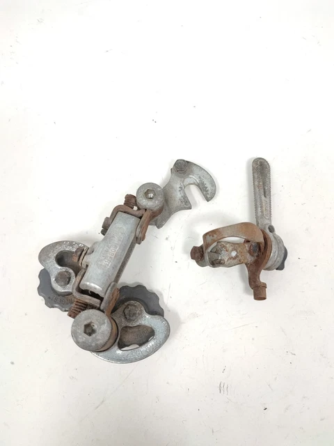Leviers De Vitesses Vintage Gian Robert Pour Vélo De Route - Commandes Au Tube Diagonal