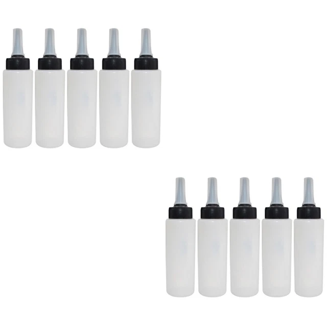 5 pz flacone shampoo bottiglie spremitura bottiglie d'acqua schiacciabottiglie per ciglia bianco