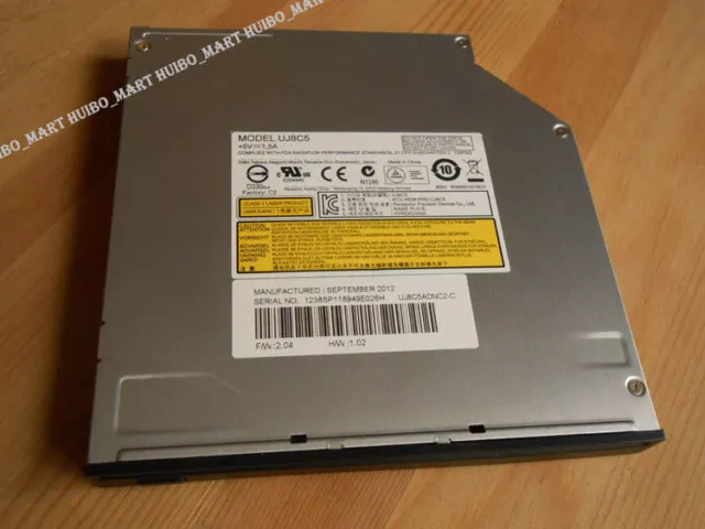 12.7mm UJ8C5 UJ-8C5 Slim slot in 8x CD DVD RW DVDRW SATA re UJ875A AD-5670S