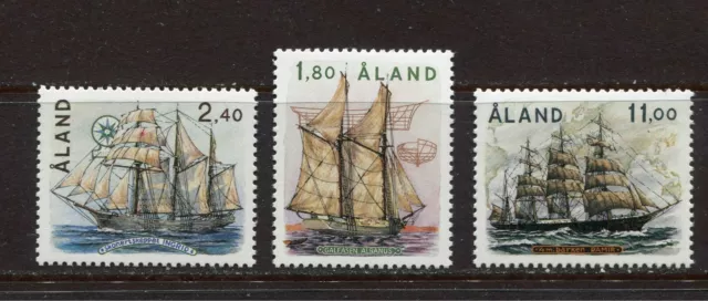 ALAND 1988, TALL SAILING SHIPS, Scott 31-33, MNH