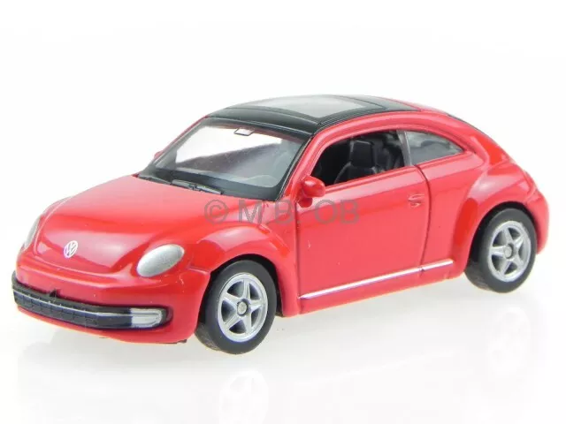 VW Beetle rouge véhicule miniature Welly 1:60