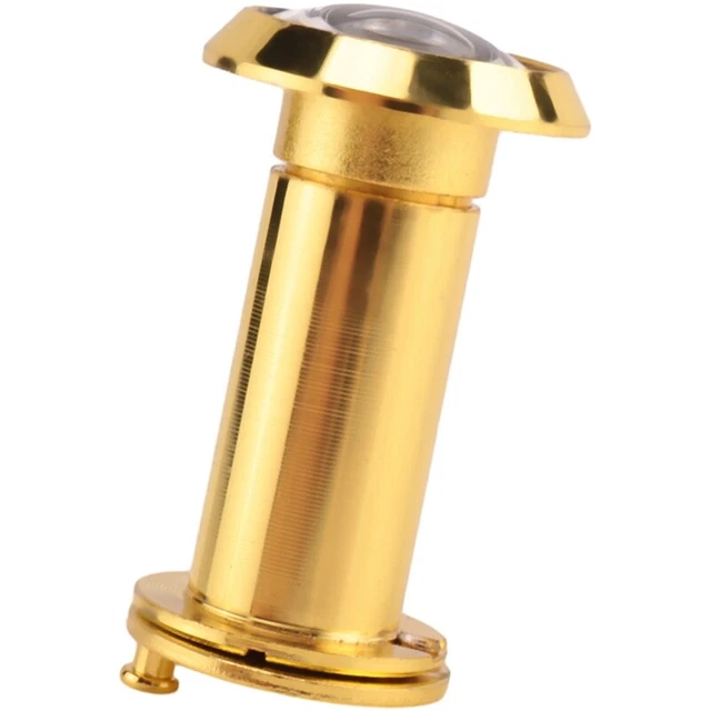 Visionneuse de Porte - Brushed Chrome - 200° Grand Angle - 14mm Trou