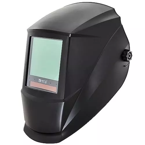 True Color Auto Darkening Welding Helmet - Large Window 13.5 Sqi Wide Variab