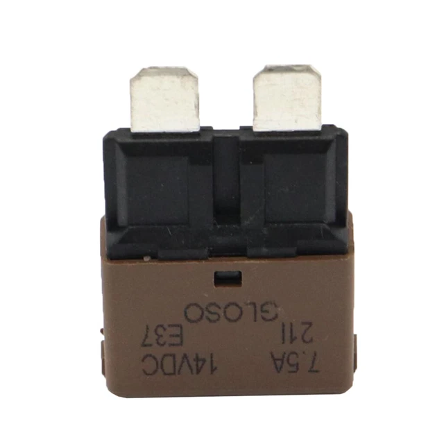 Fusible 12V/24V 7.5A de lame de disjoncteur de réinitialisation automatique