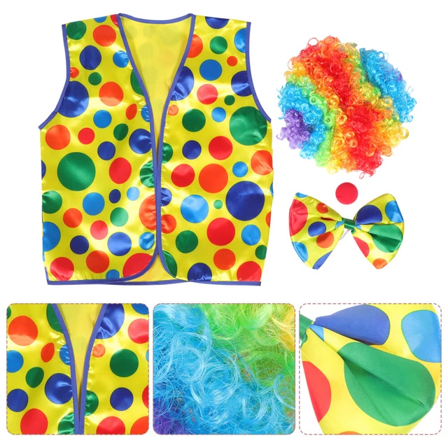 Joli Déguisement De Clown Costume De Clown Accessoires Dhalloween Gilet