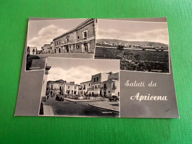 Cartolina Saluti da Apricena - Vedute diverse 1960 ca