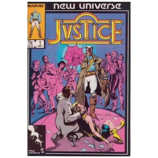 Justice (1986 series) #1 in Very Fine minus condition. Marvel comics [q`