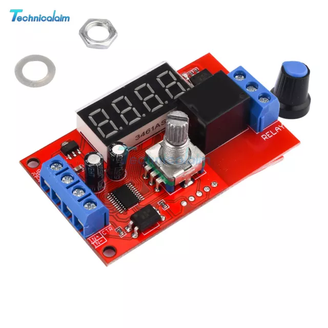 DC 5V 12V 24V 10A Time Delay Relay Module 32-Mode Trigger Timer Control Switch