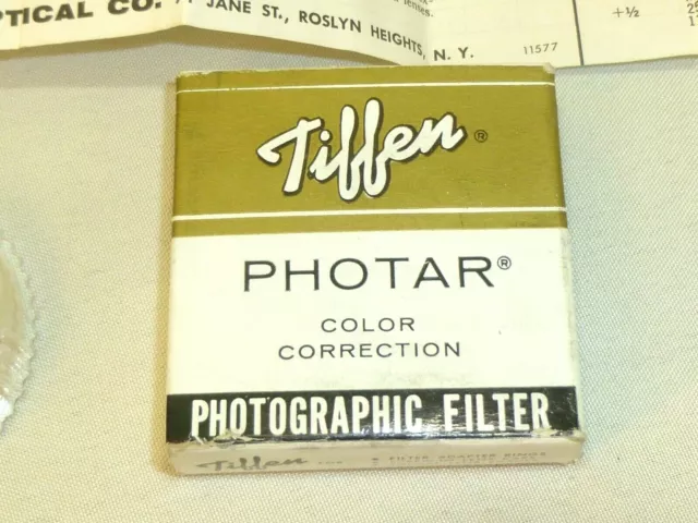 Vintage Tiffen Photar Photographic Filter Camera Lens Series 6 USA Close-up +5