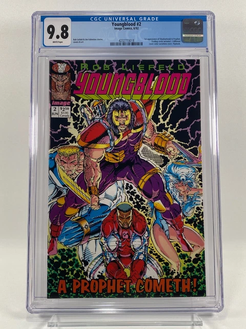 Youngblood #2 (Jun 1992, Image) Cgc 9.8 1St Appearance Prophet (018)