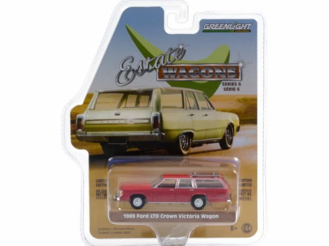 FORD LTD Crown Victoria Wagon - 1989 - red - Greenlight 1:64