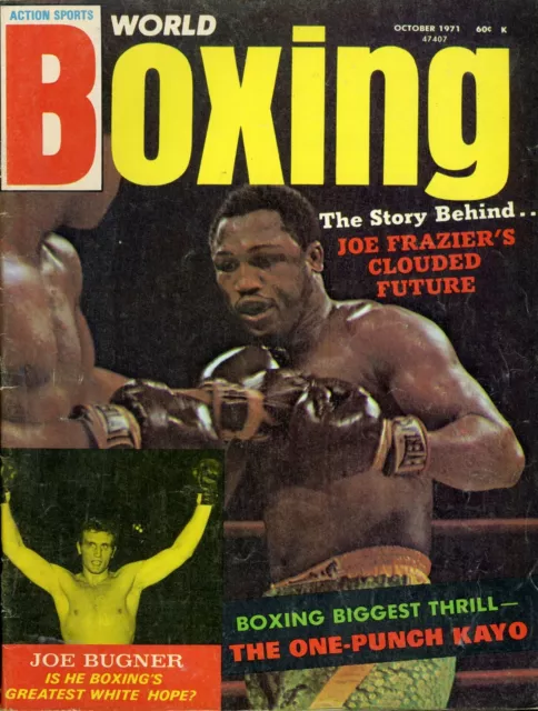JOE FRAZIER World Boxing Magazine October 1971 JOE BUGNER/RUBEN OLIVARES