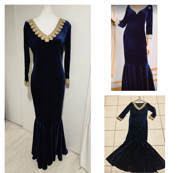 Robe Longue Bleu Imprimé Femme Only Nova Bleu - Prêt-à-Porter