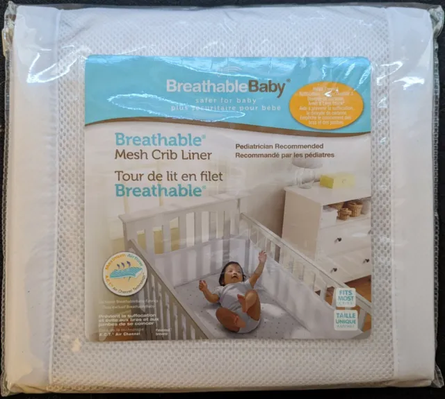 Breathable Baby Mesh Crib Liner