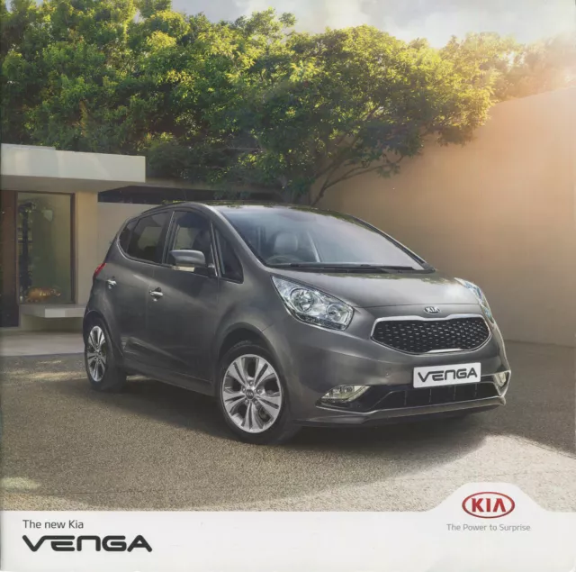 Car Brochure - Kia Venga - April 2015