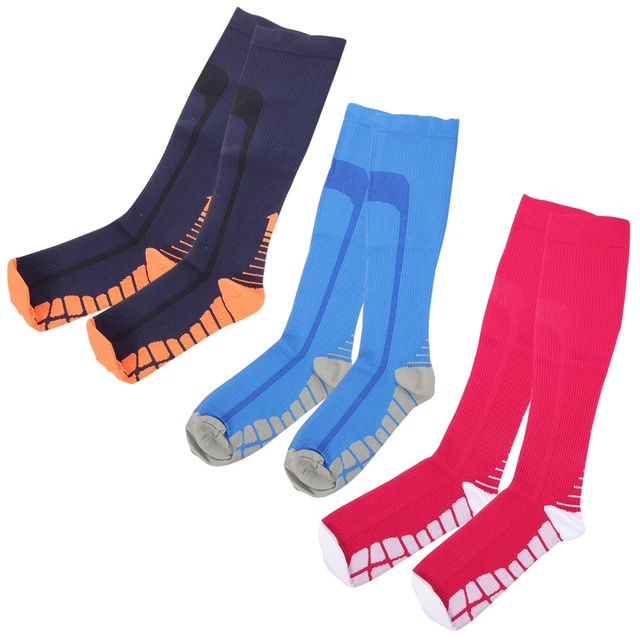 3 paires de chaussettes longues adaptées à la peau