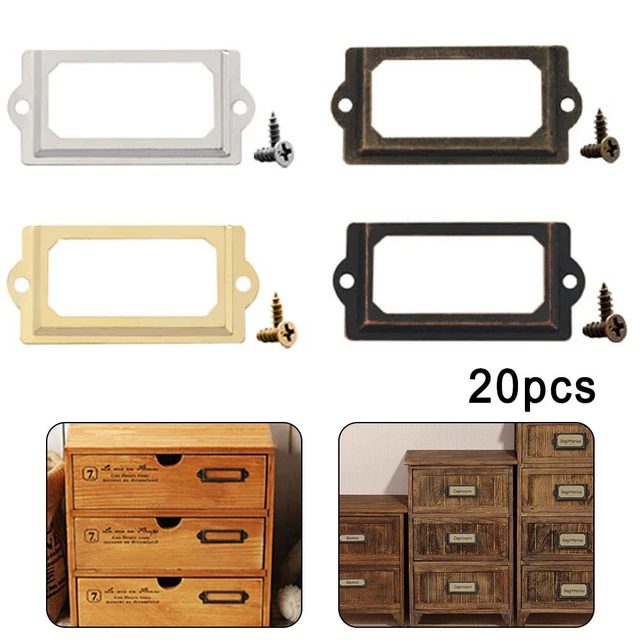 Scatola etichette manipolazione scatola regalo maniglia supporto hardware scheda 70x33 mm