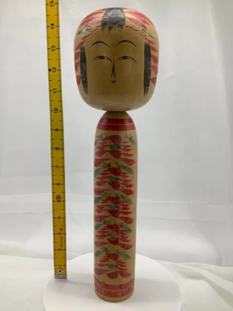 poupée japonaise kokeshi ancienne en bois traditionnelle vintage Tugaru...