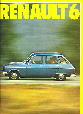 RENAULT 6 - 1975 / catalogue brochure prospectus dépliant