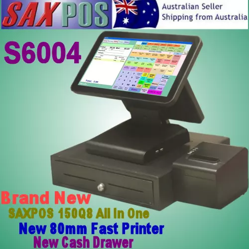 SAXPOS S6004 156I7D 15.6" Touch Terminal All-in-One Point of Sale (POS) System