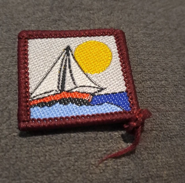 OLD SYSTEM AUSTRALIAN Cub Scout Merit Badge - Level 2 Sailing woven ...