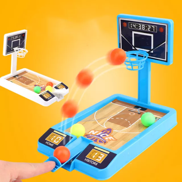 Basketball Shooting Game 3-Ball Interactive Board Game Indoor Sports Kids Gi Hy