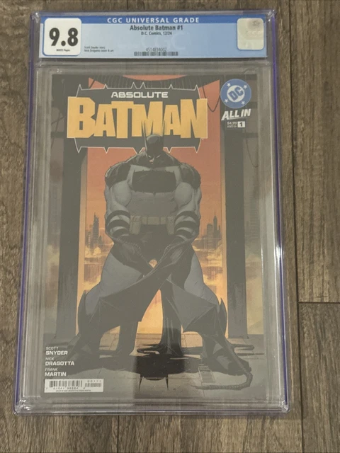ABSOLUTE BATMAN #15 COVER A COMIC NM 1ST PRINT 2025 DC NICK DRAGOTTA