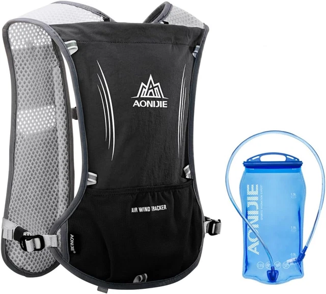 Zaino Idratazione 2L Con Sacca Idrica - Leggero, Traspirante, Per Corsa, Ciclismo E Outdoor