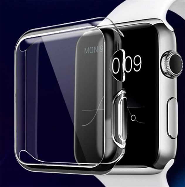 Apple Watch Serie 1 42 mm 360° TPU Silikon Hülle Case LCD Display Schutz Clear