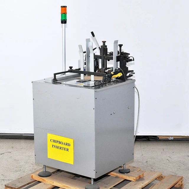 Chipboard Inserter for 8.5" x 11" Boards, 3phase 220V Motor Used, Unbranded
