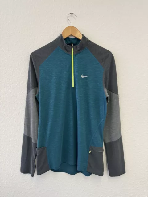 Top Nike Dri Fit con cerniera da uomo taglia media