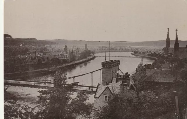 INVERNESS FROM THE CASTLE, Highlands, Scotland - Vintage POSTCARD