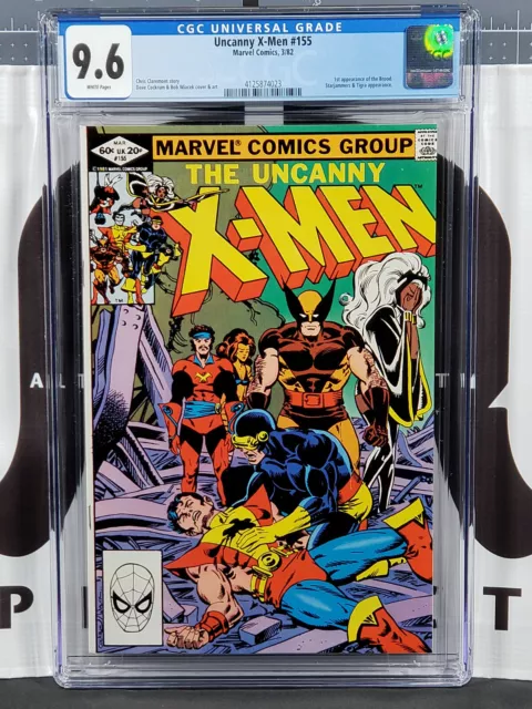 Uncanny X-Men #155 CGC 9.6 **1ST App Brood/Queen**Marvel Comics 1982**