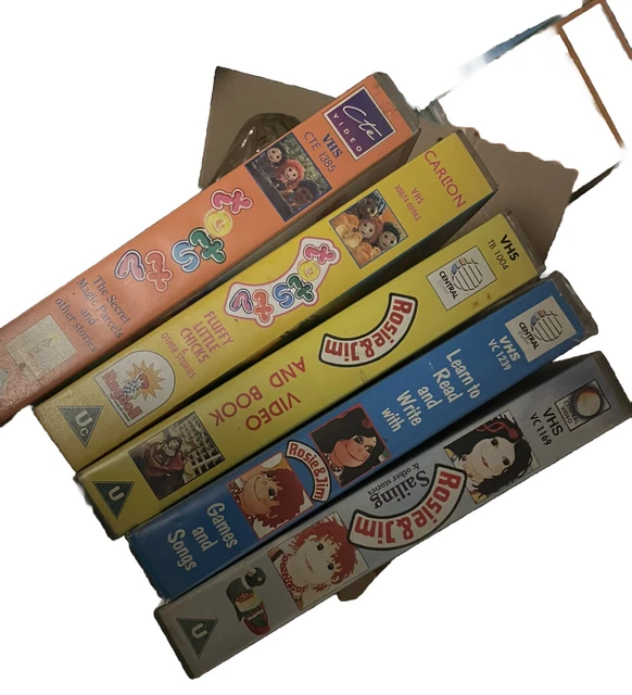 CHILDREN'S RETRO VIDEO Tape Bundle VHS 90s Tv BBC ITV X 5 £30.00