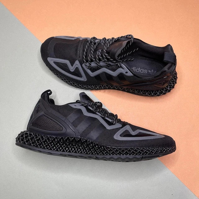 Adidas ZX 2K 4D Triple Black Shoes UK 8.5 EUR 42 2/3 US 9 FZ23561