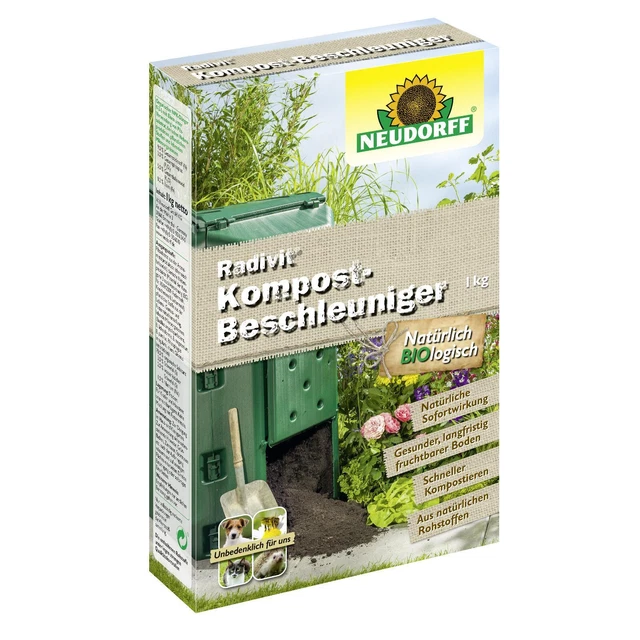 Acelerador de compost NEUDORFF Radivit 1 kg compostaje compostador ayuda