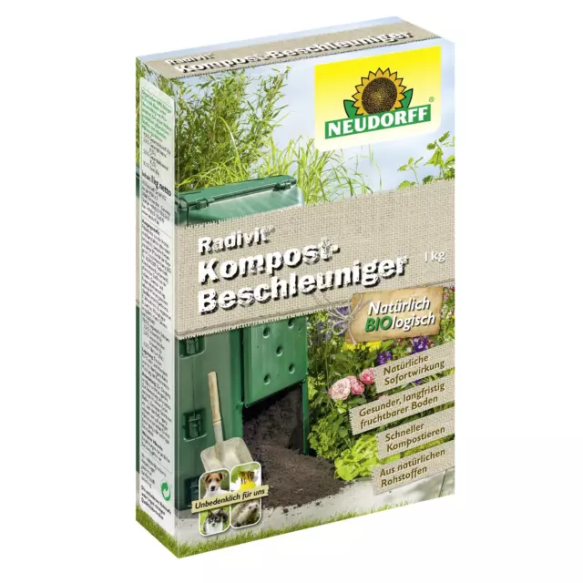 Neudorff Radivit Kompost-Beschleuniger 1KG Kompostierung Composter Herramienta