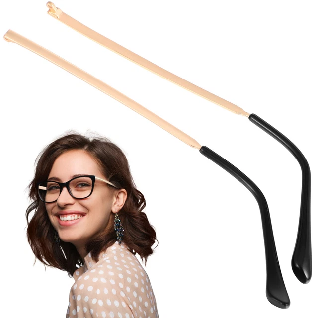 ULTECHNOVO 1 Paire De Lunettes En Métal Bras De Remplacement Lunettes