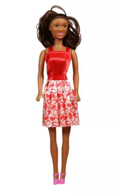 Lot de 6 poupées mode style Barbie afro-américain NEUVES DANS SA BOÎTE 11 1/2" jouet fille 3