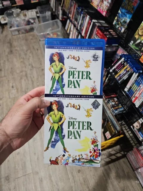 Peter Pan 70th Anniversary Ed. Blu-Ray/DVD 📀 BUY 2 GET 1 FREE 🇺🇸 SHIPPED