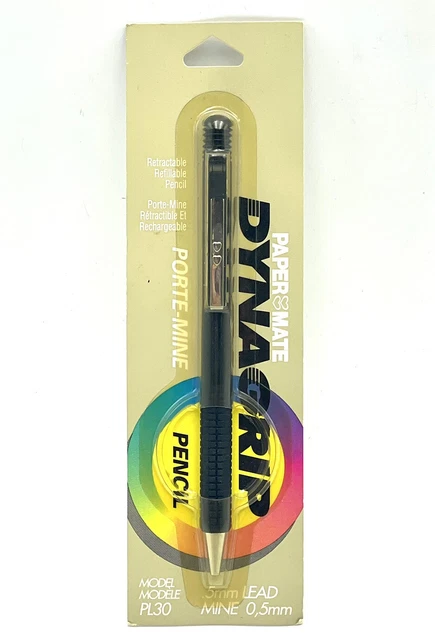 Vintage Paper Mate DYNAGRIP PL30 Cushion Grip Mechanical Pencil 0.5mm SEALED