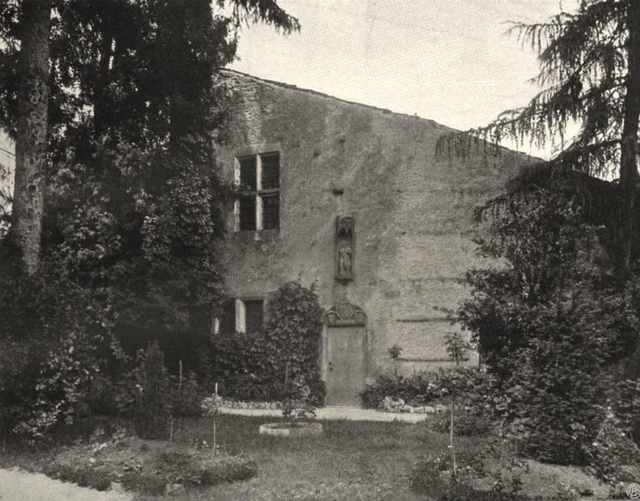 VOSGES. Domremy- Maison de Jeanne Dare 1906 old antique vintage print picture